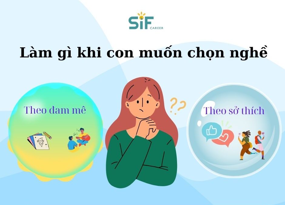 LÀM GÌ KHI CON MUỐN CHỌN NGHỀ THEO SỞ THÍCH VÀ ĐAM MÊ CỦA MÌNH